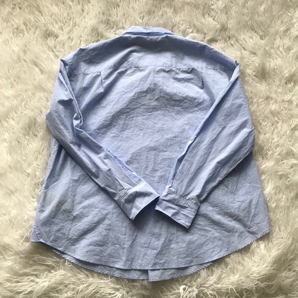 BURBERRY Lobelia Bow Blouse‎ In Pale Blue - Picture 10 of 11